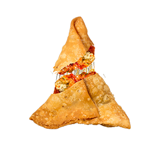 Cheezy Pizza Samosa